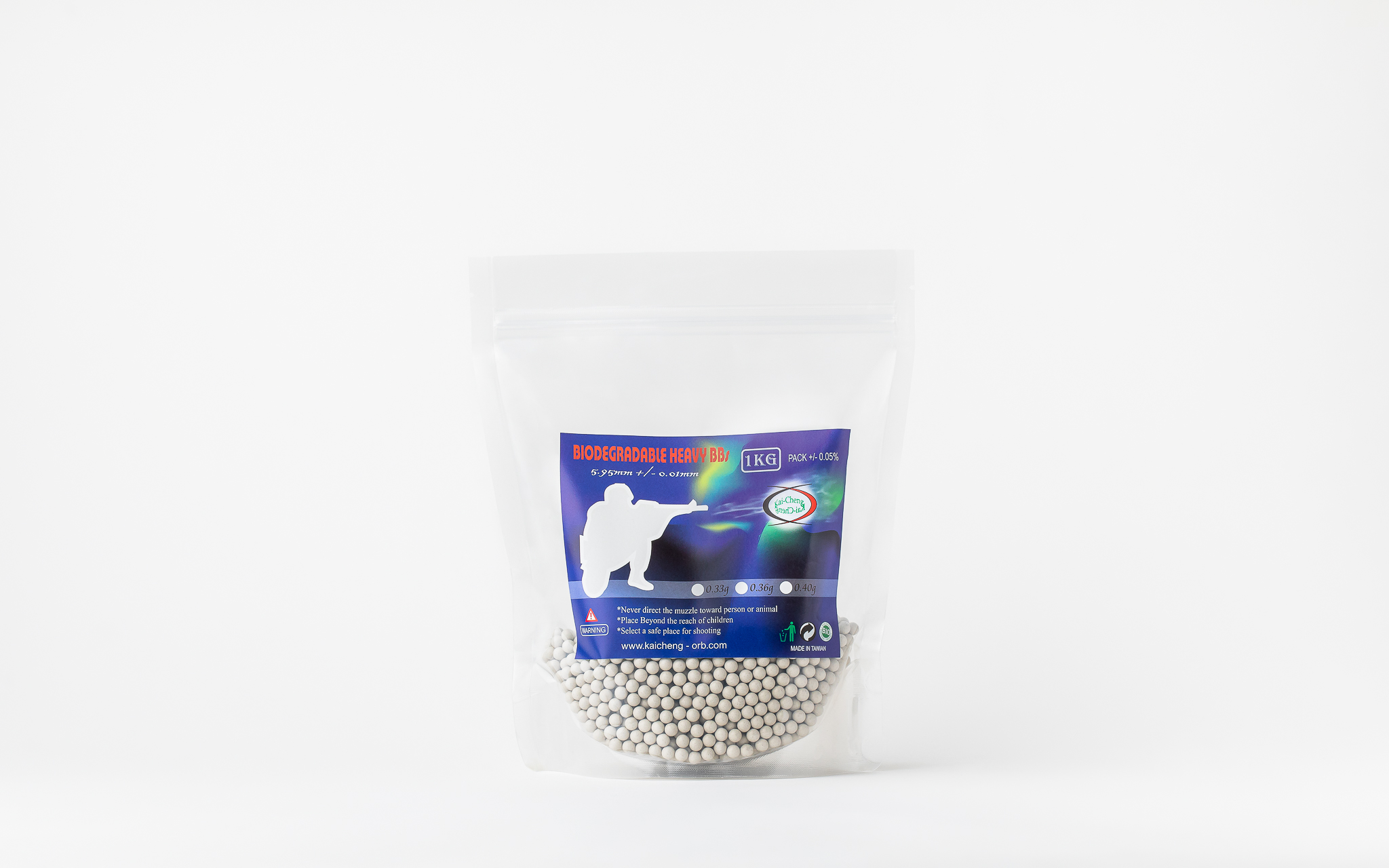 Biodegradable Heavy BBs 0.40g (Off White)